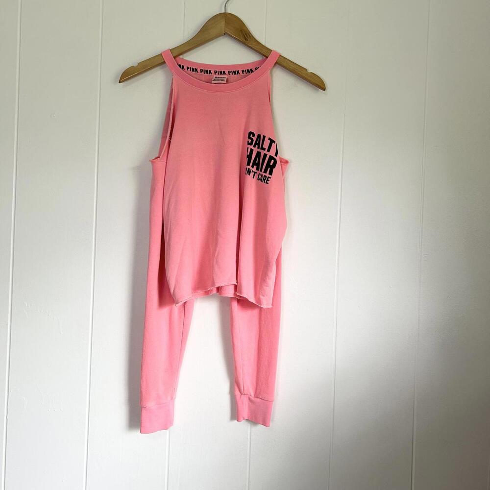 Victoria’s Secret PINK Salty Hair The Shoulder Long Sleeve Sweater Women's Small